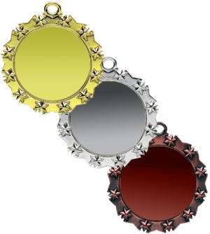 Twelve Stars Medals - 70mm