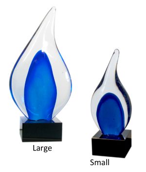 Alternative view of Teardrop-Blue Award