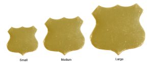 Alternative view of Side Shield Flat - Gold