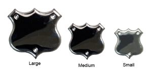 Alternative view of Side Shield Raised - Steel Silver