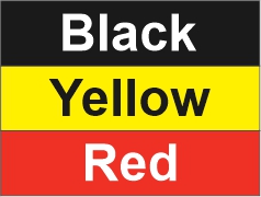 Black – Yellow – Red
