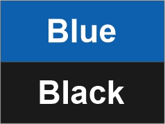 Blue - Black
