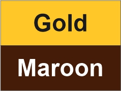 Gold – Maroon