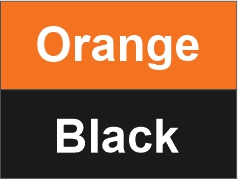Orange – Black