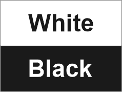 White – Black