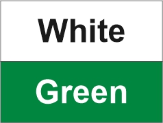 White – Green
