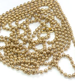 Gold ball chain