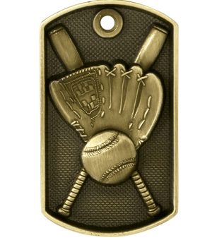 Softball/Baseball Medal - Dog Tag