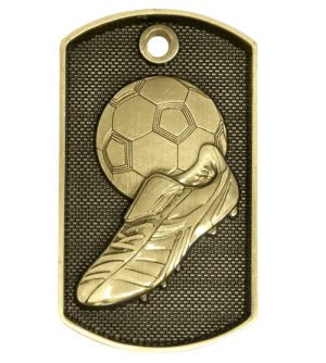 Football Medal - Dog Tag