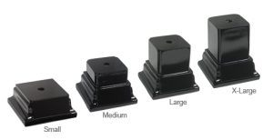 Alternative view of Glossy Black Resin Bases