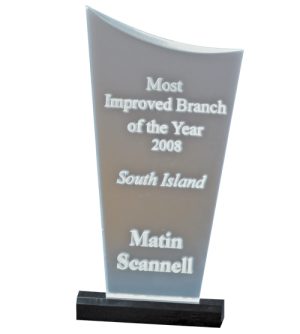 Frosted Mini Torch Award