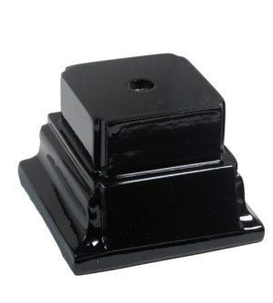 Glossy Black Resin Bases