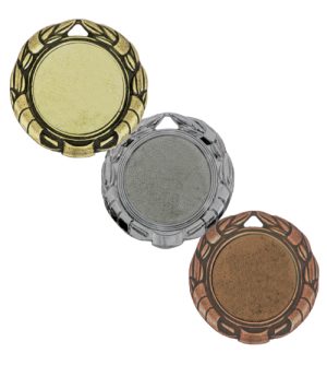 Antique Scroll Medals - 40mm