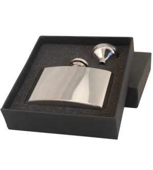 Alternative view of Hip Flask-8oz Black