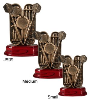 Alternative view of Dart Case Trophy