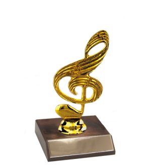 Gold Music Treble Clef
