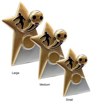 Alternative view of Gold Star - Football Award