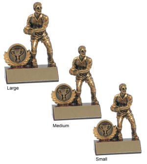 Alternative view of Rugby Figurine Male