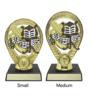 Alternative view of Gold Snap on Holder - Music