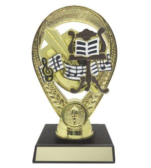 Gold Snap on Holder - Music