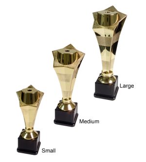 Alternative view of Gold Star Pedestal - Hockey