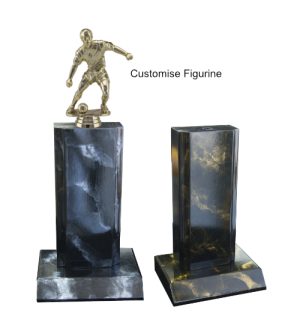 Wood Tower Marble - Football