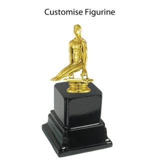 Gymnast Figurine & Black Base