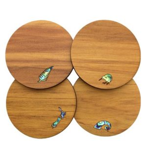Rimu Mixed Coaster Set