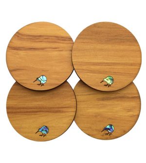Rimu & Paua Coaster Set - Kiwi