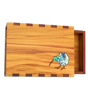 Business Card Box - Paua Kiwi