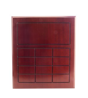 Perpetual Plaque for Achievement - 12 Plates