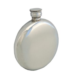Pewter Hip Flask 4oz - Round