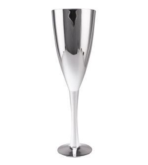 Alternative view of Silver Plated Champagne Flute - Pair