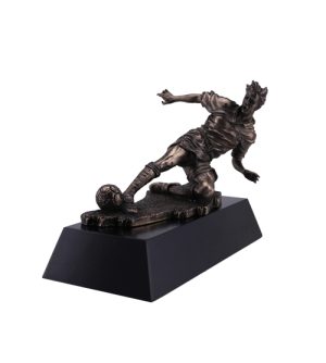 Alternative view of Football Figurine Sliding