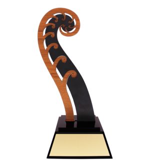 Standing Koru with Base