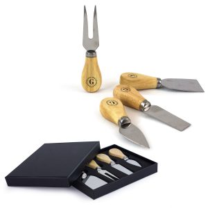 Wooden Cheese Knife Set