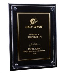 Black & Gold Plate