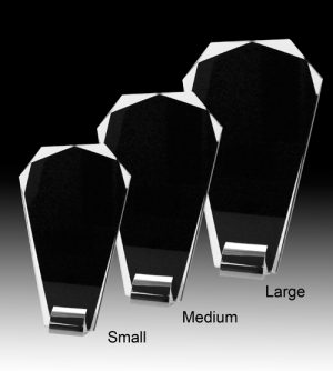 Alternative view of Solitaire Glass Award