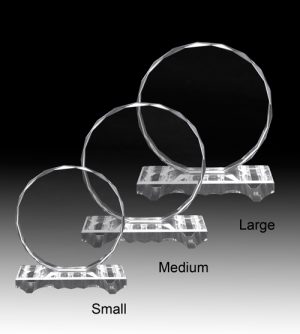 Alternative view of Infinity Crystal Award