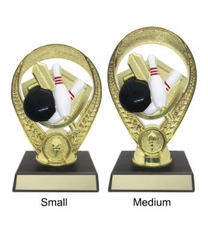 Alternative view of Gold Snap on Holder - Bowling