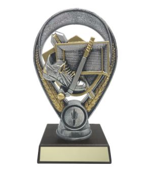 Silver Snap on Holder - Hockey