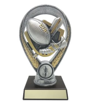 Silver Snap on Holder - Rugby