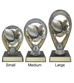 Alternative view of Silver Snap on Holder - Rugby