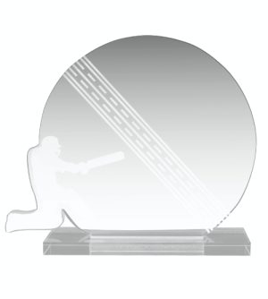 Acrylic Cricket Circle Award