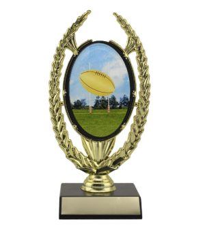 Rugby Oval Colour Wreath