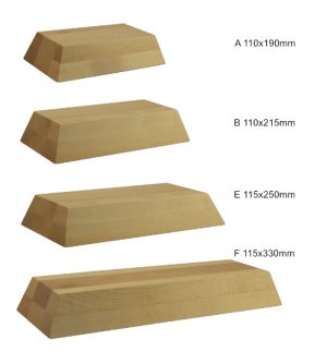Alternative view of Birch Taper Bases